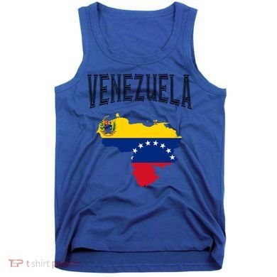 Retro Venezuela Flag Vintage Throwback Athletic Gift Tank Top