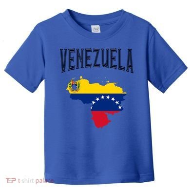 Retro Venezuela Flag Vintage Throwback Athletic Gift Toddler T-Shirt