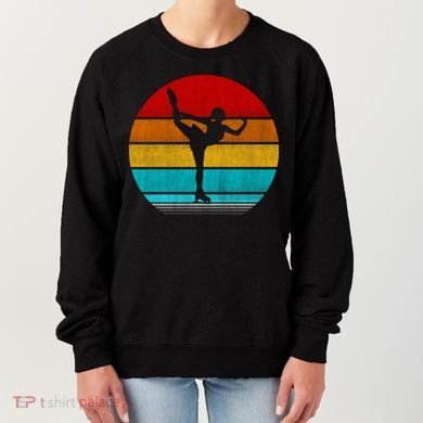 Retro Vintage Figure Skating Women's Sweatshirt