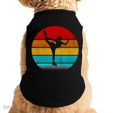 Retro Vintage Figure Skating Doggie Tank