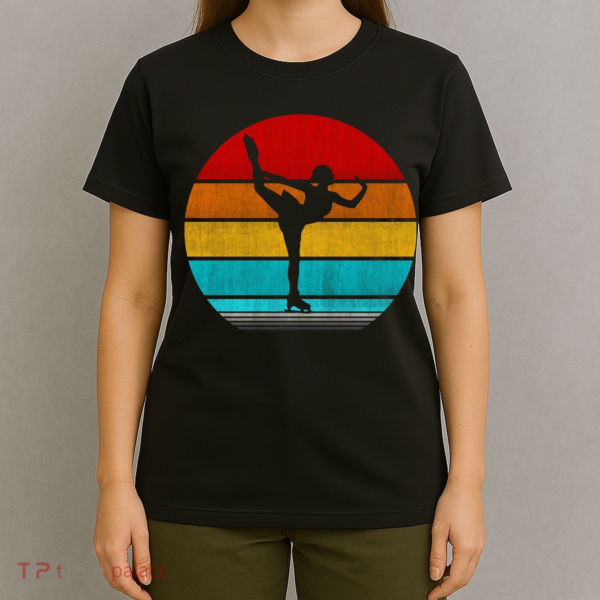 Retro Vintage Figure Skating T-Shirt