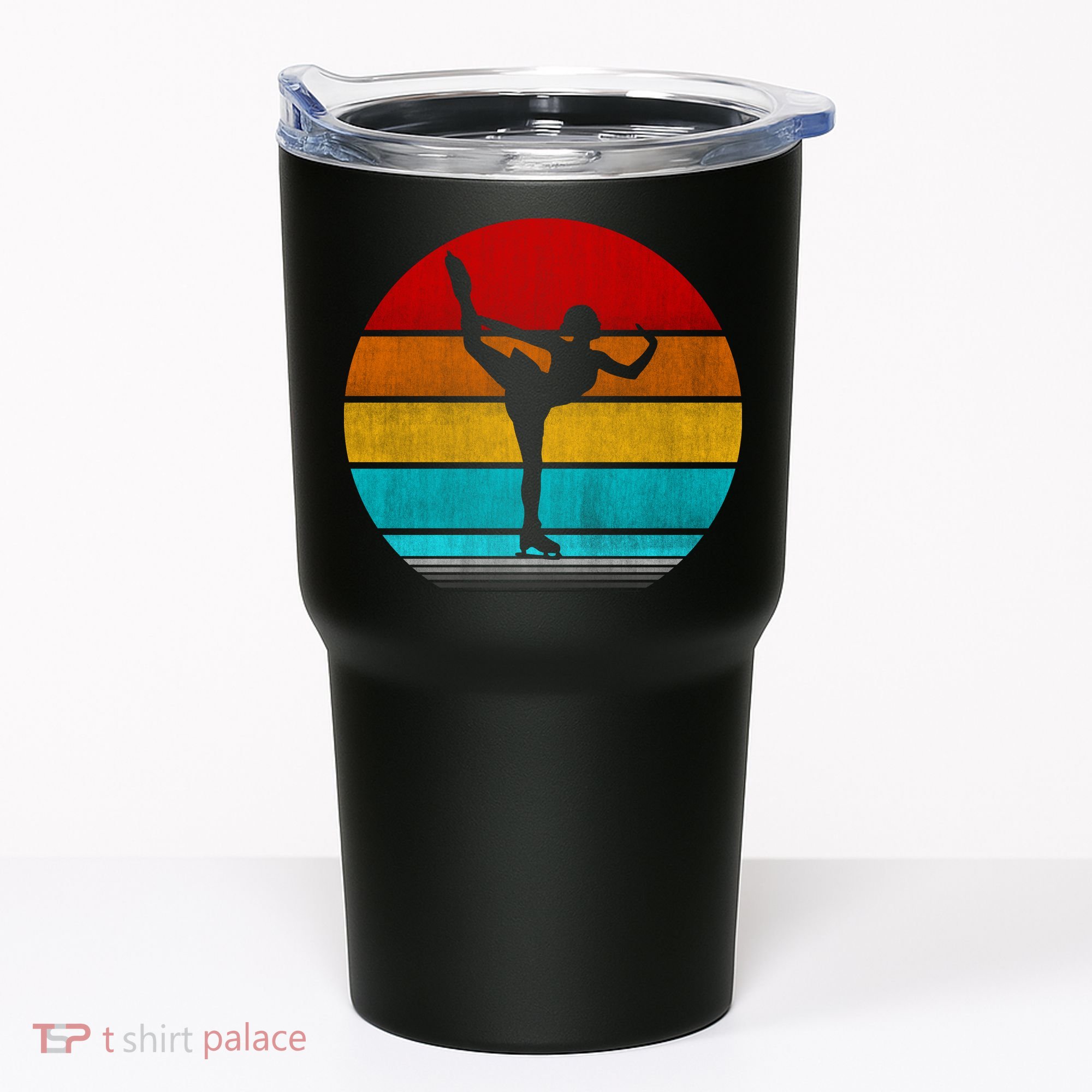 Retro Vintage Figure Skating Tumbler