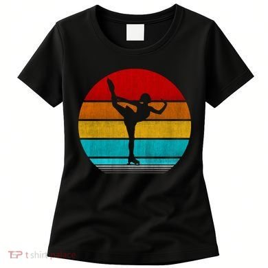 Retro Vintage Figure Skating Women's T-Shirt