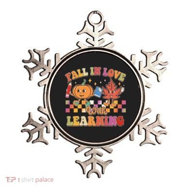 Retro Vintage Fall In Love With Learning Ornament