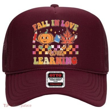 Retro Vintage Fall In Love With Learning Hat