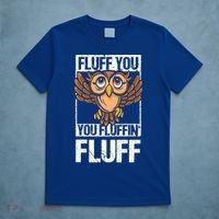 Retro Vintage Fluff You You Fluffin' Fluff Owl Cool Gift T-Shirt thumb 5