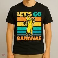 Retro Vintage Funny Banana Meme Let Go Banana Rocker Bananas T-Shirt thumb 3