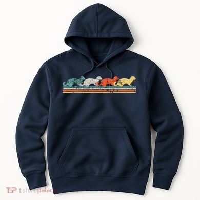 Retro Vintage Ferret Hoodie