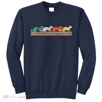 Retro Vintage Ferret Sweatshirt