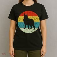 Retro Vintage German Shepherd T-Shirt thumb 4