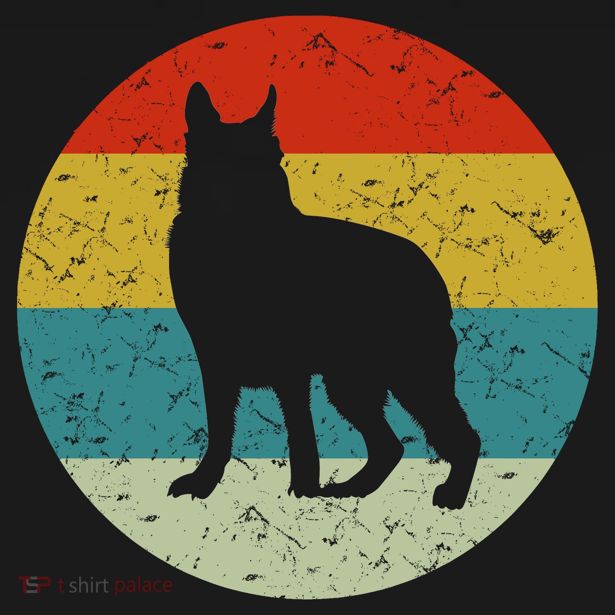 Retro Vintage German Shepherd T-Shirt