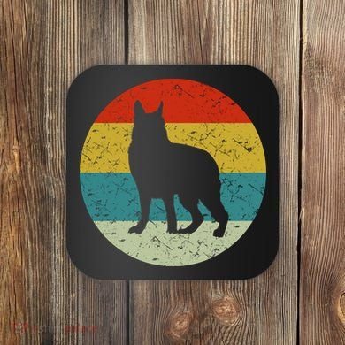 Retro Vintage German Shepherd Coaster