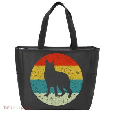 Retro Vintage German Shepherd Tote Bag