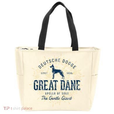 Retro Vintage Great Dane Tote Bag