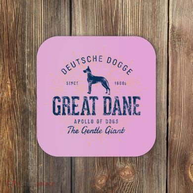 Retro Vintage Great Dane Coaster