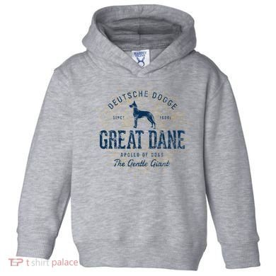 Retro Vintage Great Dane Toddler Hoodie
