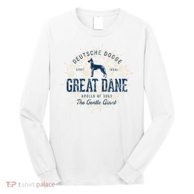 Retro Vintage Great Dane Long Sleeve Shirt
