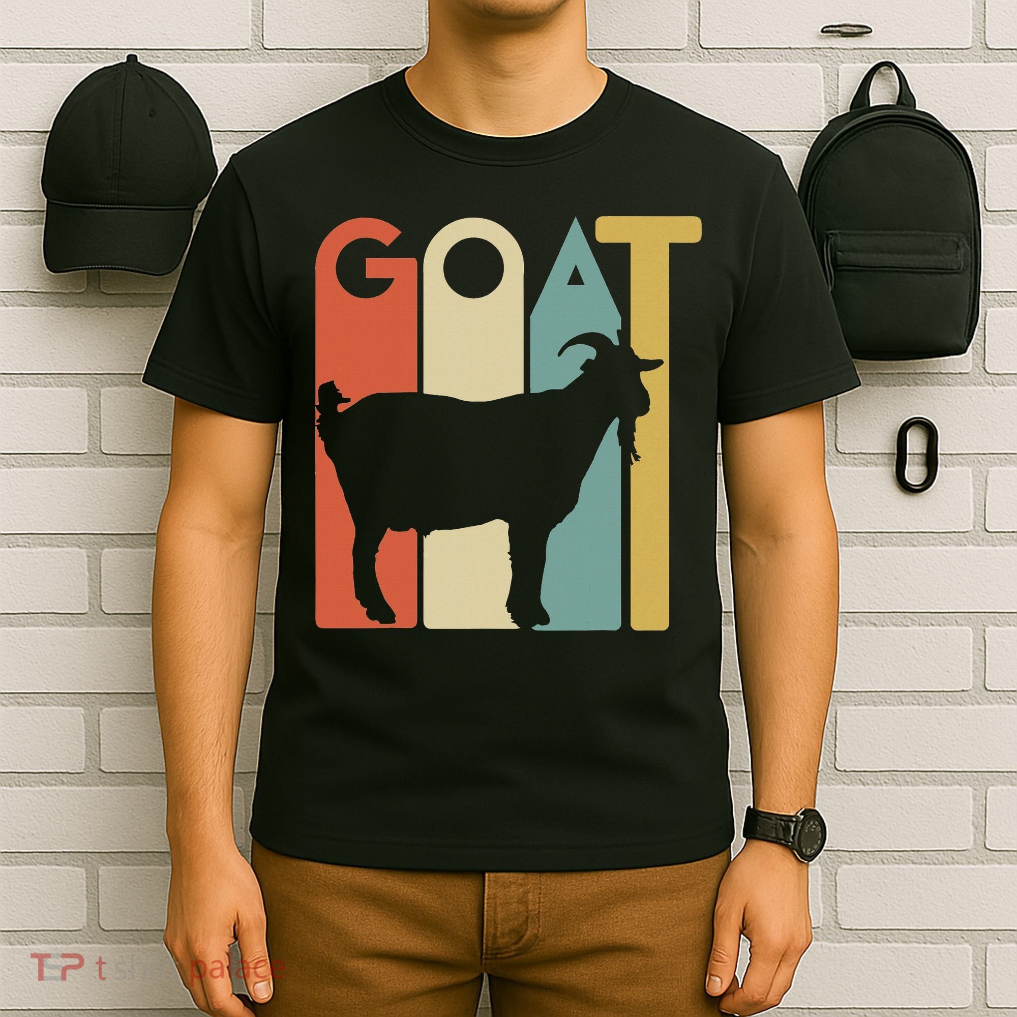 Retro Vintage Goat Animal Goats Lover Gifts T-Shirt
