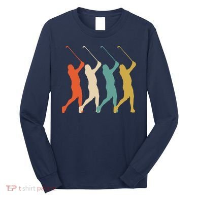 Retro Vintage Golf Lover Long Sleeve Shirt