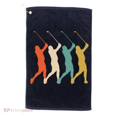 Retro Vintage Golf Lover Golf Towel