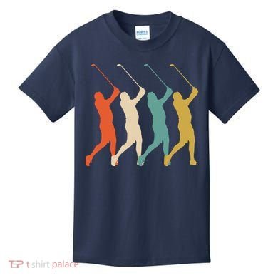 Retro Vintage Golf Lover Kids T-Shirt