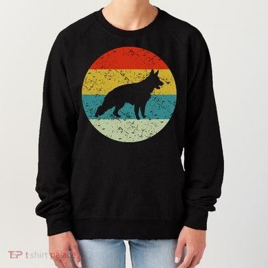 Retro Vintage German Shepherd Women's Sweatshirt