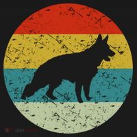 Retro Vintage German Shepherd T-Shirt thumb 7