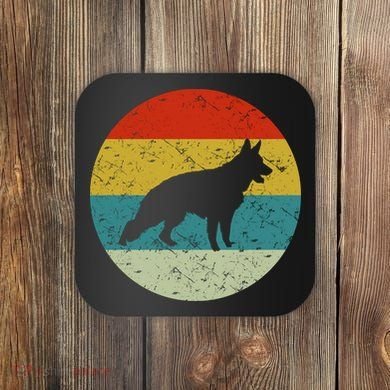 Retro Vintage German Shepherd Coaster