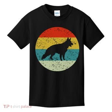 Retro Vintage German Shepherd Kids T-Shirt