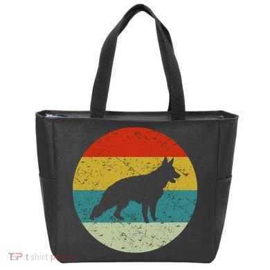 Retro Vintage German Shepherd Tote Bag
