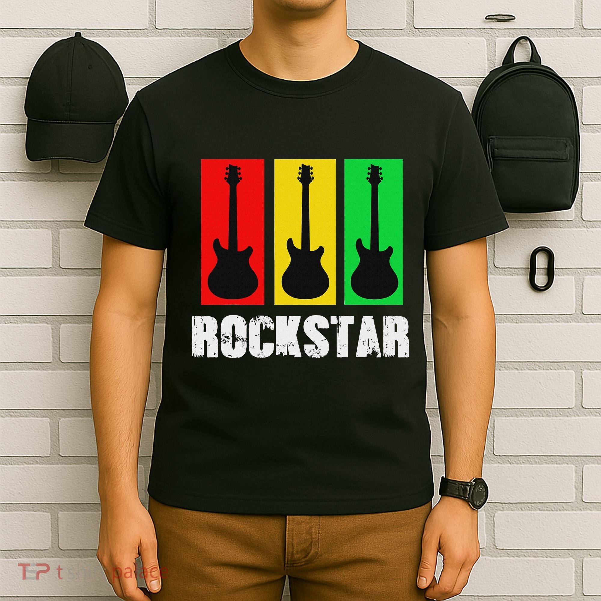 Rockstar Vintage Guitar T-Shirt