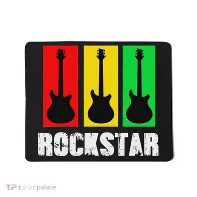 Rockstar Vintage Guitar Mousepad