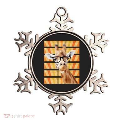 Retro Vintage Giraffe Sunglasses Funny Animal Lover Cool Gift Ornament