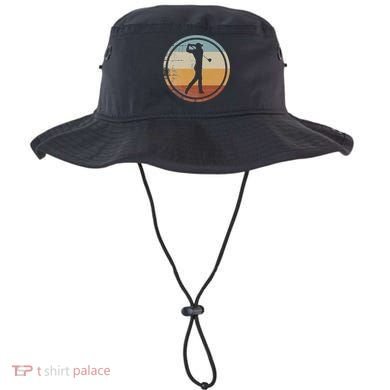 Retro Vintage Golfer Design Golf coach Bucket Hat