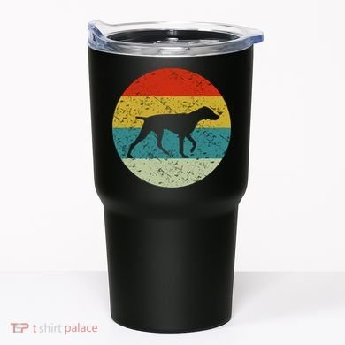 Retro Vintage German Shorthaired Pointer Tumbler