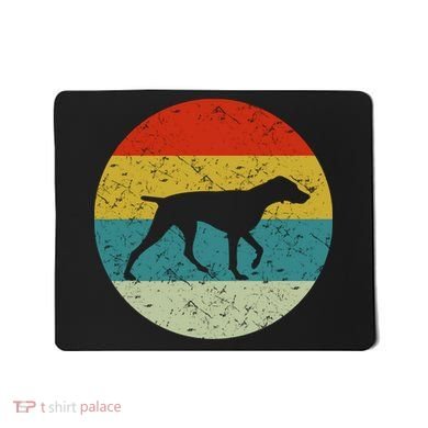 Retro Vintage German Shorthaired Pointer Mousepad