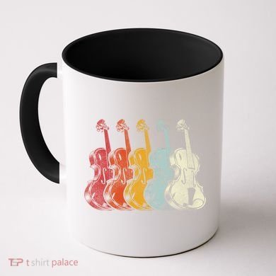 Retro Violin Gift Coffee Mug