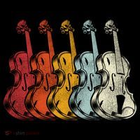 Retro Violin Gift Coffee Mug thumb 5