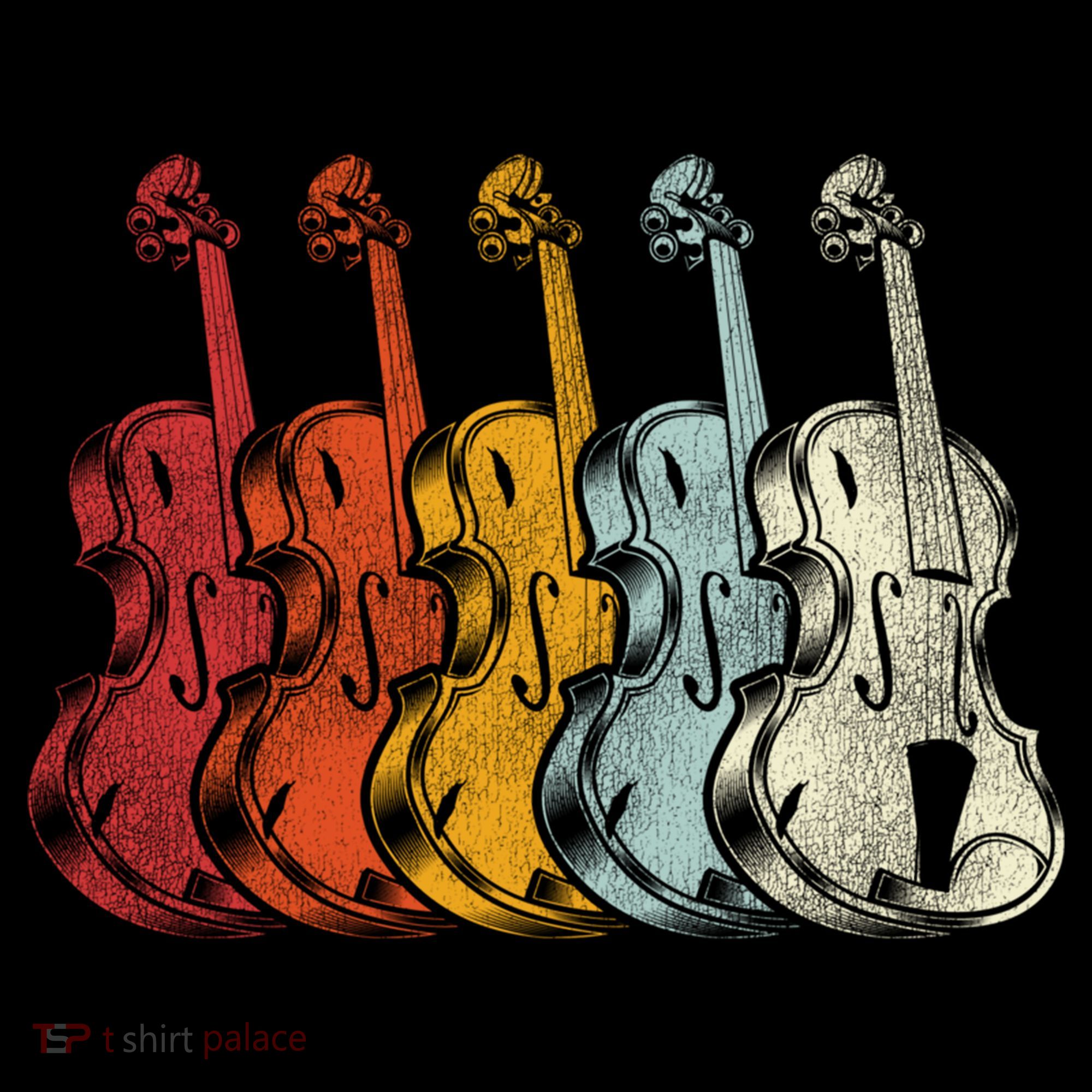 Retro Violin Gift Women's Hoodie