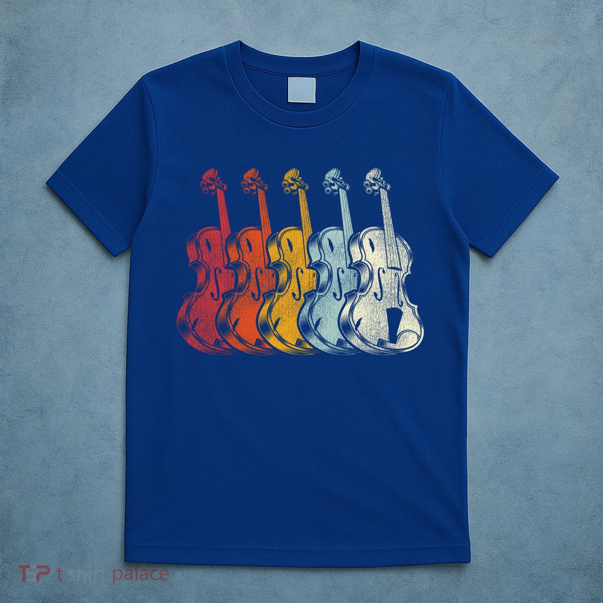 Retro Violin Gift T-Shirt