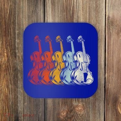 Retro Violin Gift Coaster