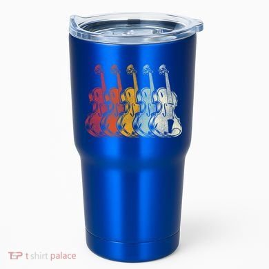 Retro Violin Gift Tumbler