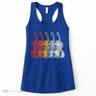 Retro Violin Gift Women's Tank Top