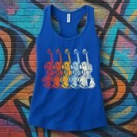 Retro Violin Gift Women's Tank Top thumb 3