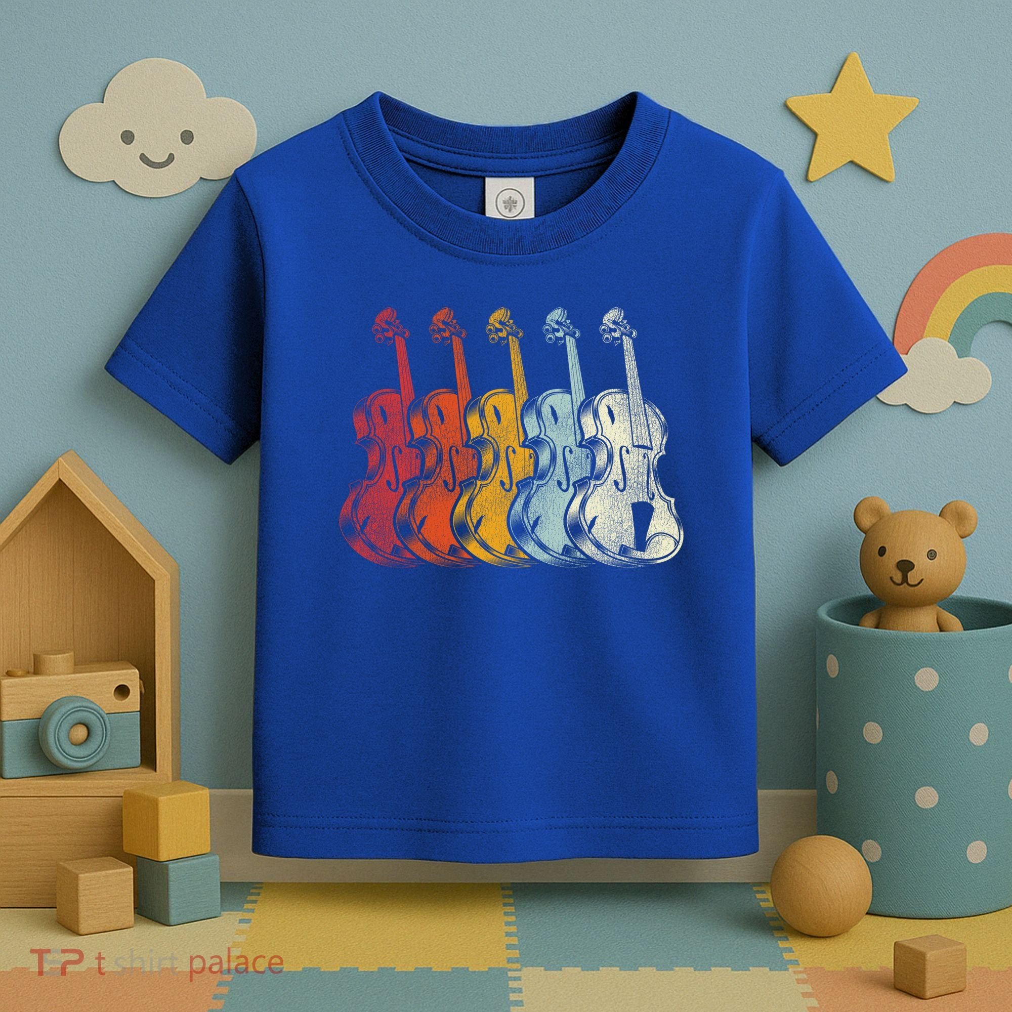 Retro Violin Gift Toddler T-Shirt