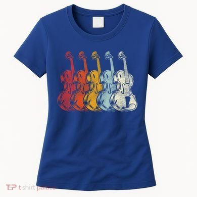 Retro Violin Gift Women's T-Shirt