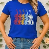 Retro Violin Gift Women's T-Shirt thumb 2