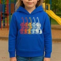 Retro Violin Gift Kids Hoodie thumb 3