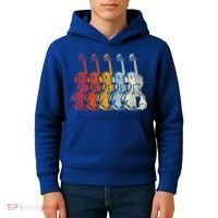 Retro Violin Gift Kids Hoodie thumb 4