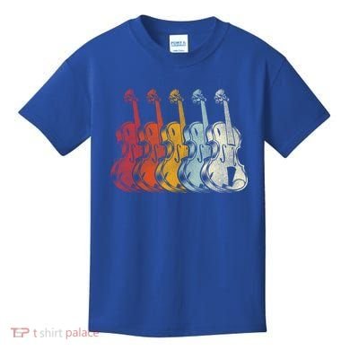 Retro Violin Gift Kids T-Shirt